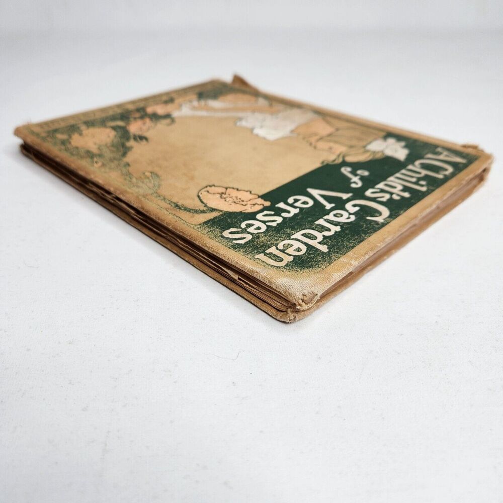 Antique 1902 A Child's Garden of Verses Robert Louis Stevenson Illustrated Book - Picture 7 of 16